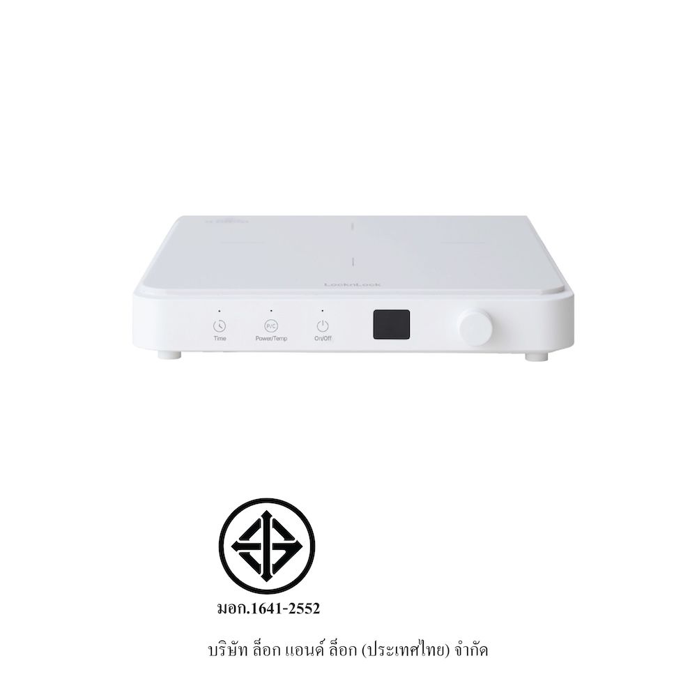 LOCKNLOCK เตาแม่เหล็กไฟฟ้า+กระทะ 24 ซม. EJI146WHTS2-CP