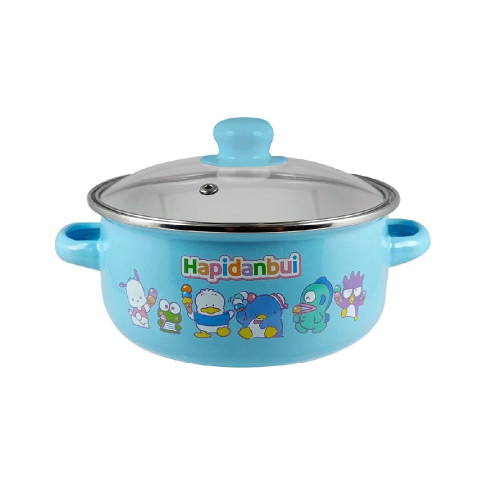 หม้ออินาเมล ซานริโอ พร้อมฝา 18 ซม. (คละสี)