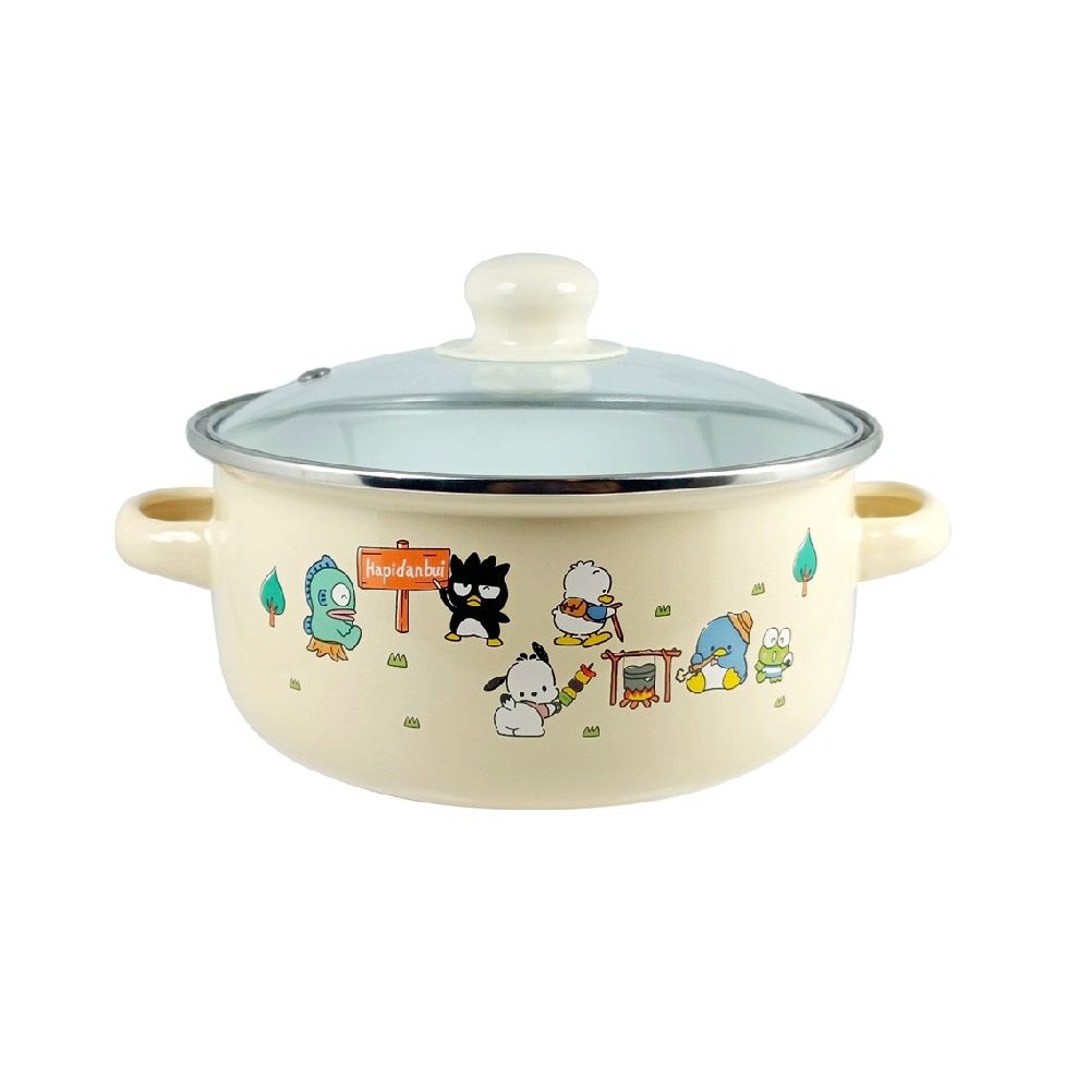 หม้ออินาเมล ซานริโอ พร้อมฝา 18 ซม. (คละสี)