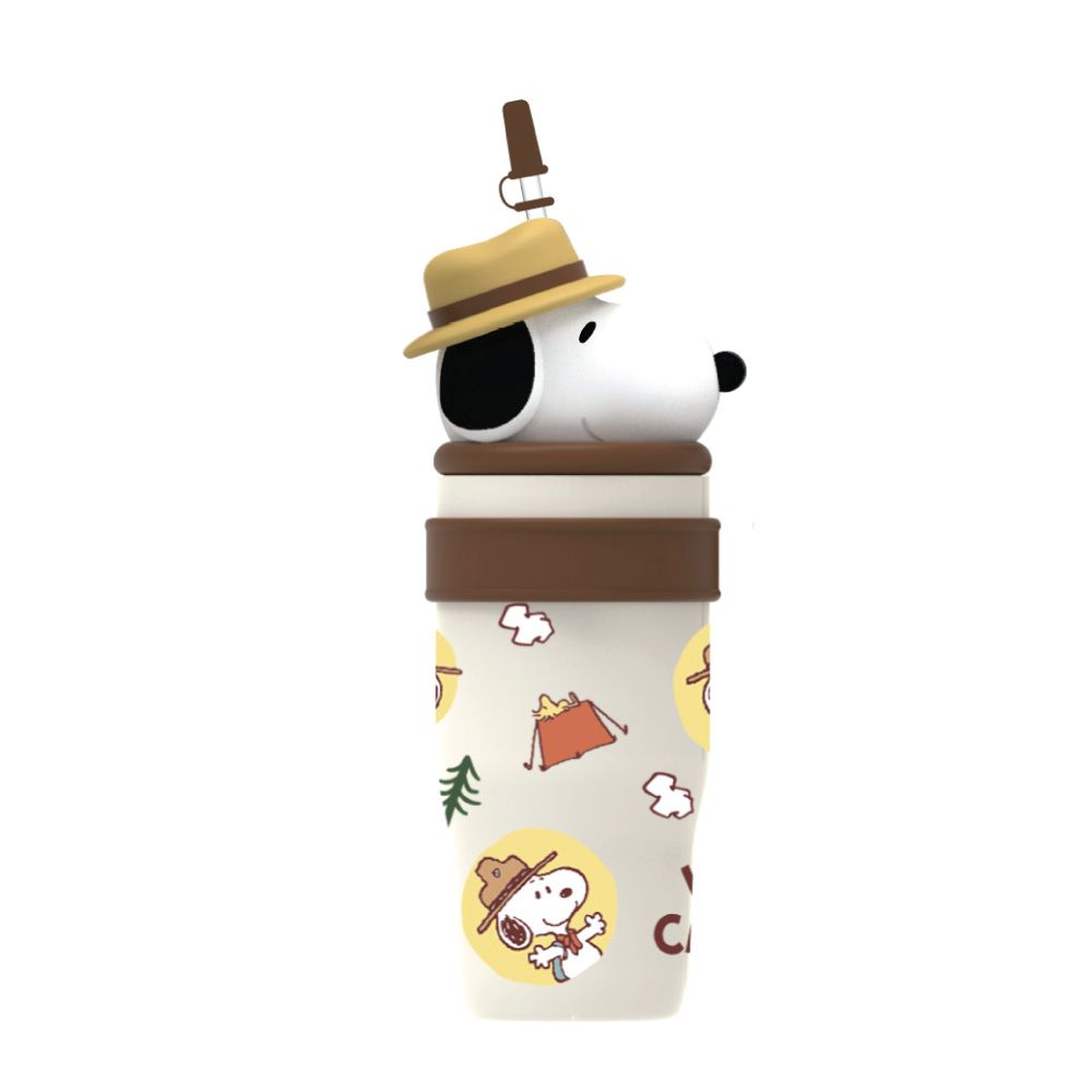 แก้วน้ำ สเตนเลส สนูปปี้ 800 มล.(คละแบบ)