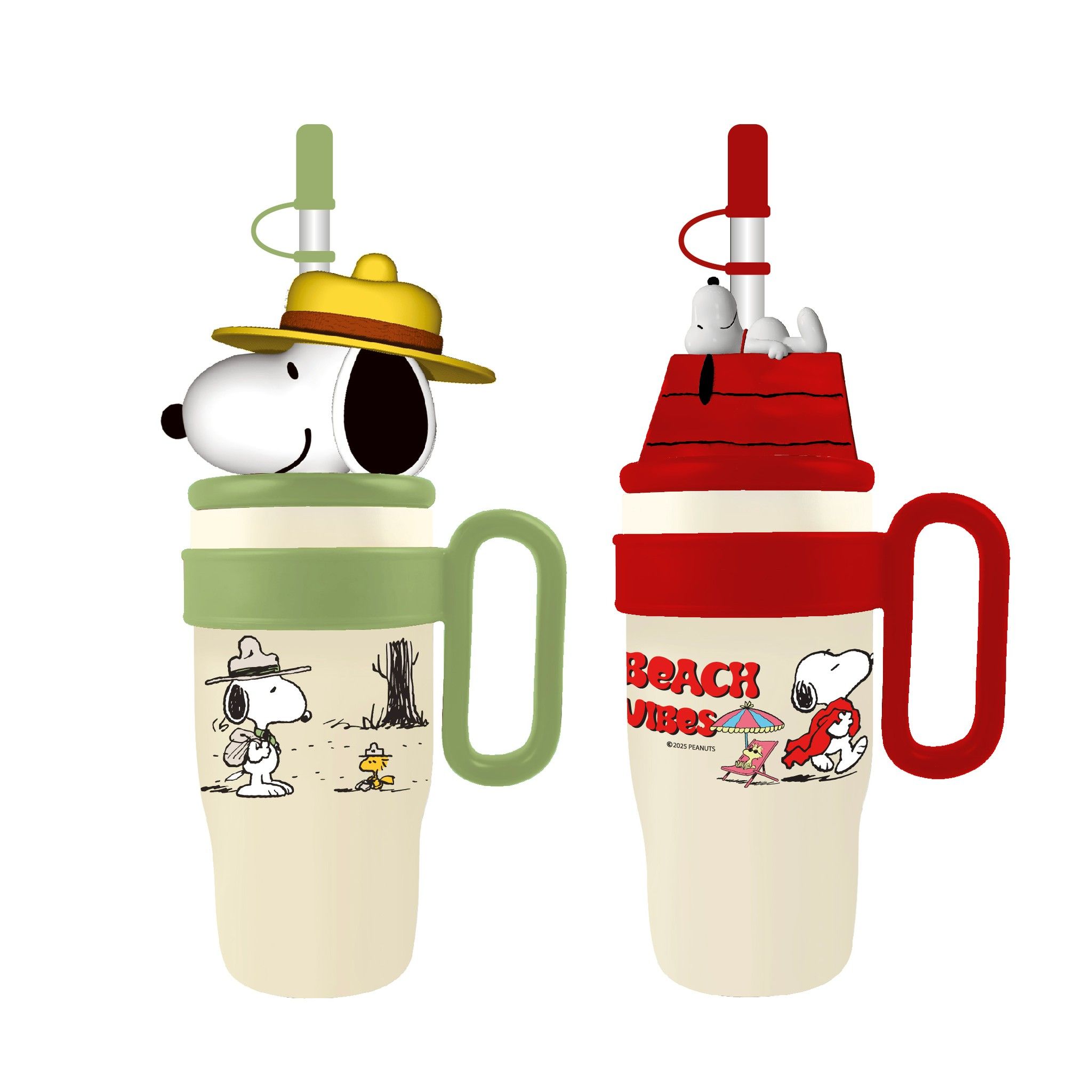 แก้วน้ำ สเตนเลสสนูปปี้หัวโต 800 มล. (คละแบบ)