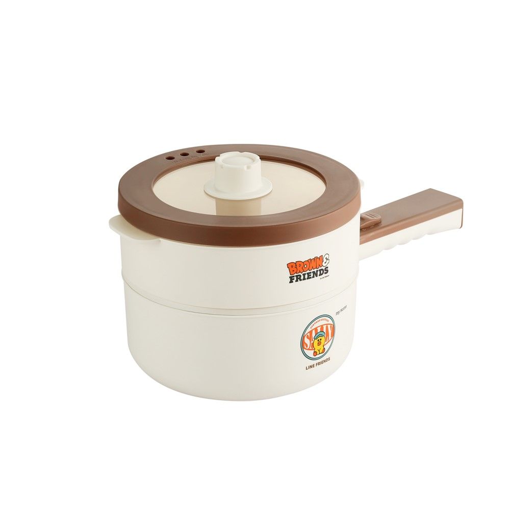 มายโฮม หม้ออเนกประสงค์ LINE สีน้ำตาล 1.8 ลิตร รุ่น POT-8289