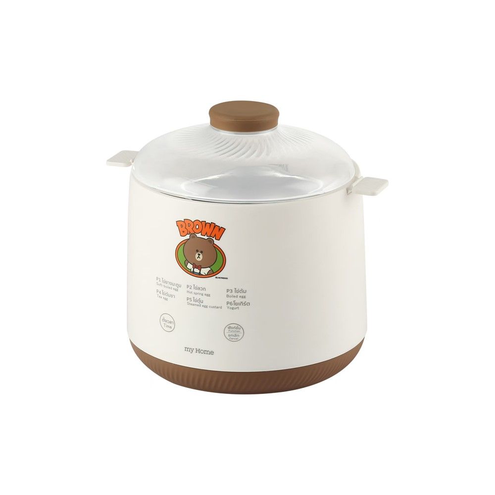 MY HOME ELECTRIC EGG COOKER BROWN #EG-782