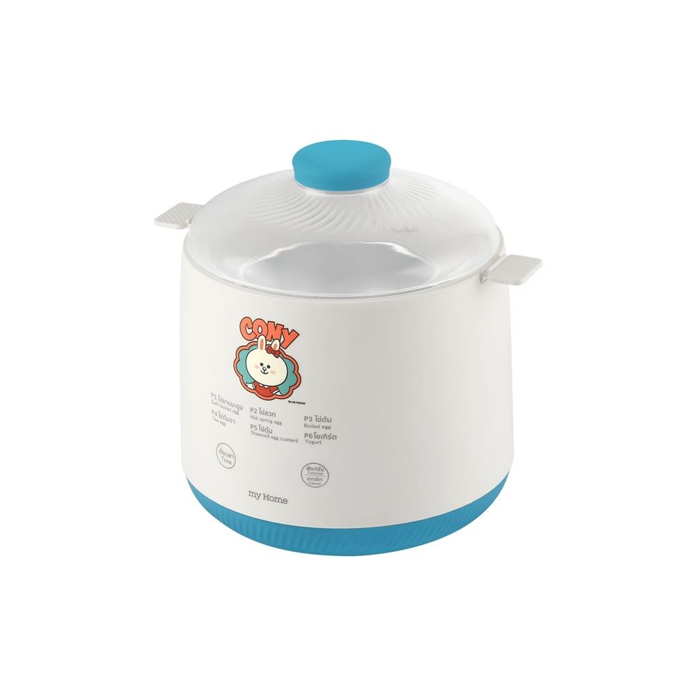 มายโฮม เครื่องต้มไข่ LINE สีน้ำเงิน รุ่น EG-782