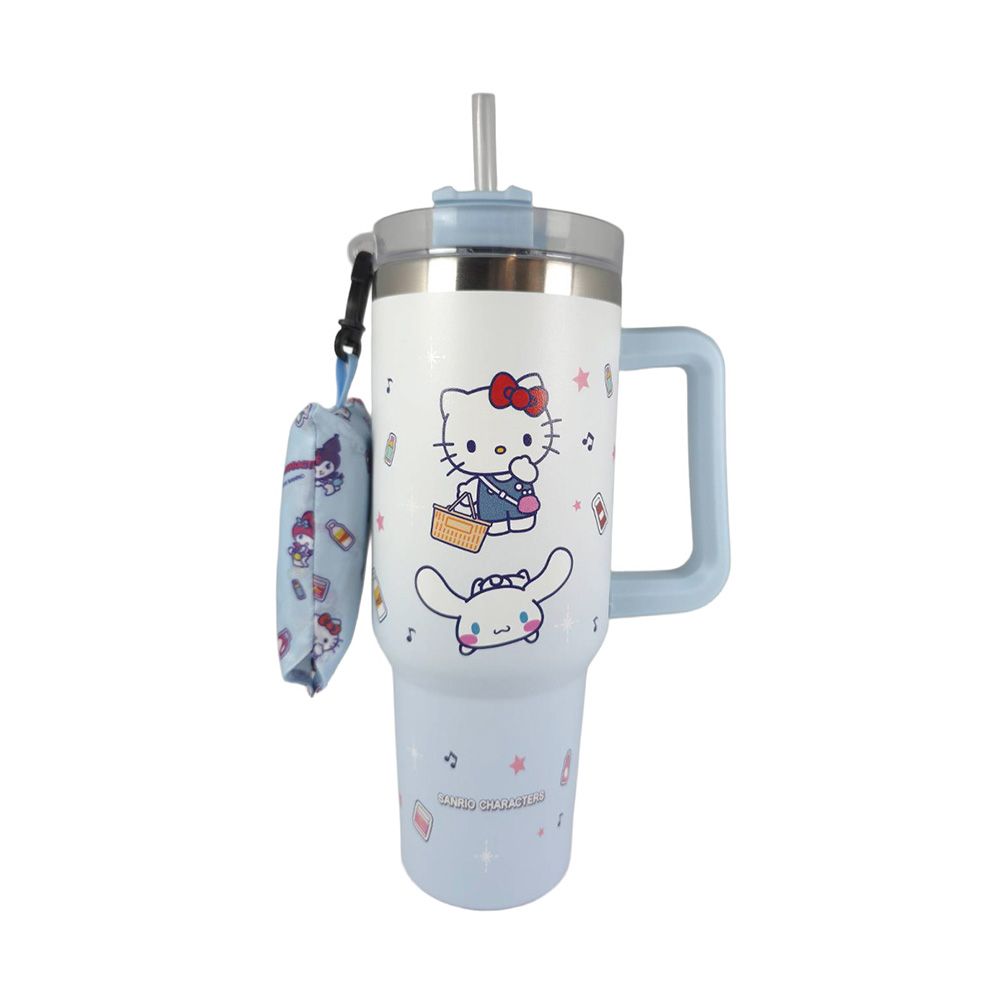 โมเมนโต แก้วน้ำซานริโอ 1200 มล. + กระเป๋าใส่แก้ว (คละแบบ)