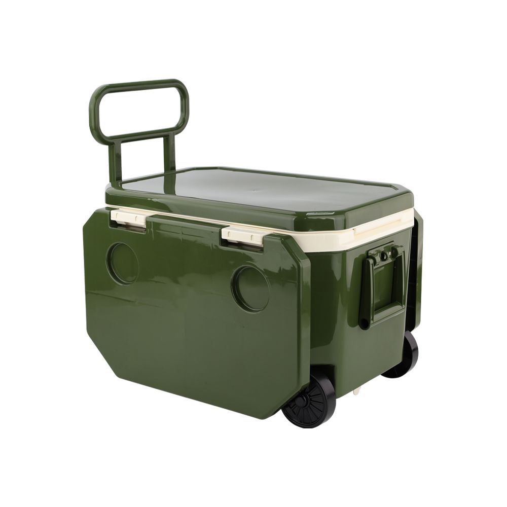 กระติกโต๊ะกางแคมป์ปิ้ง สีเขียว 45 ลิตร