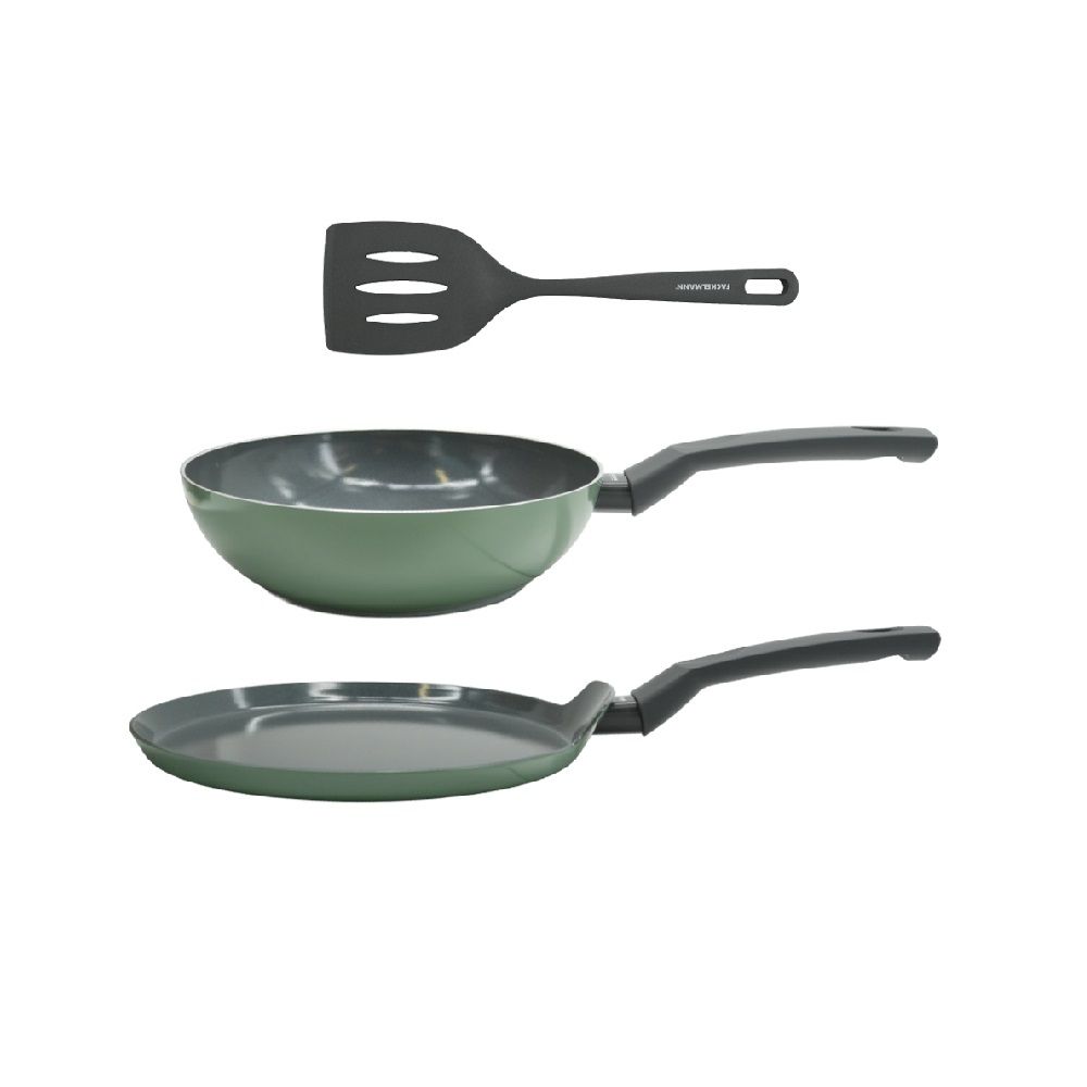 FACKELMANN PAN SET 24+26CM + SPATULA