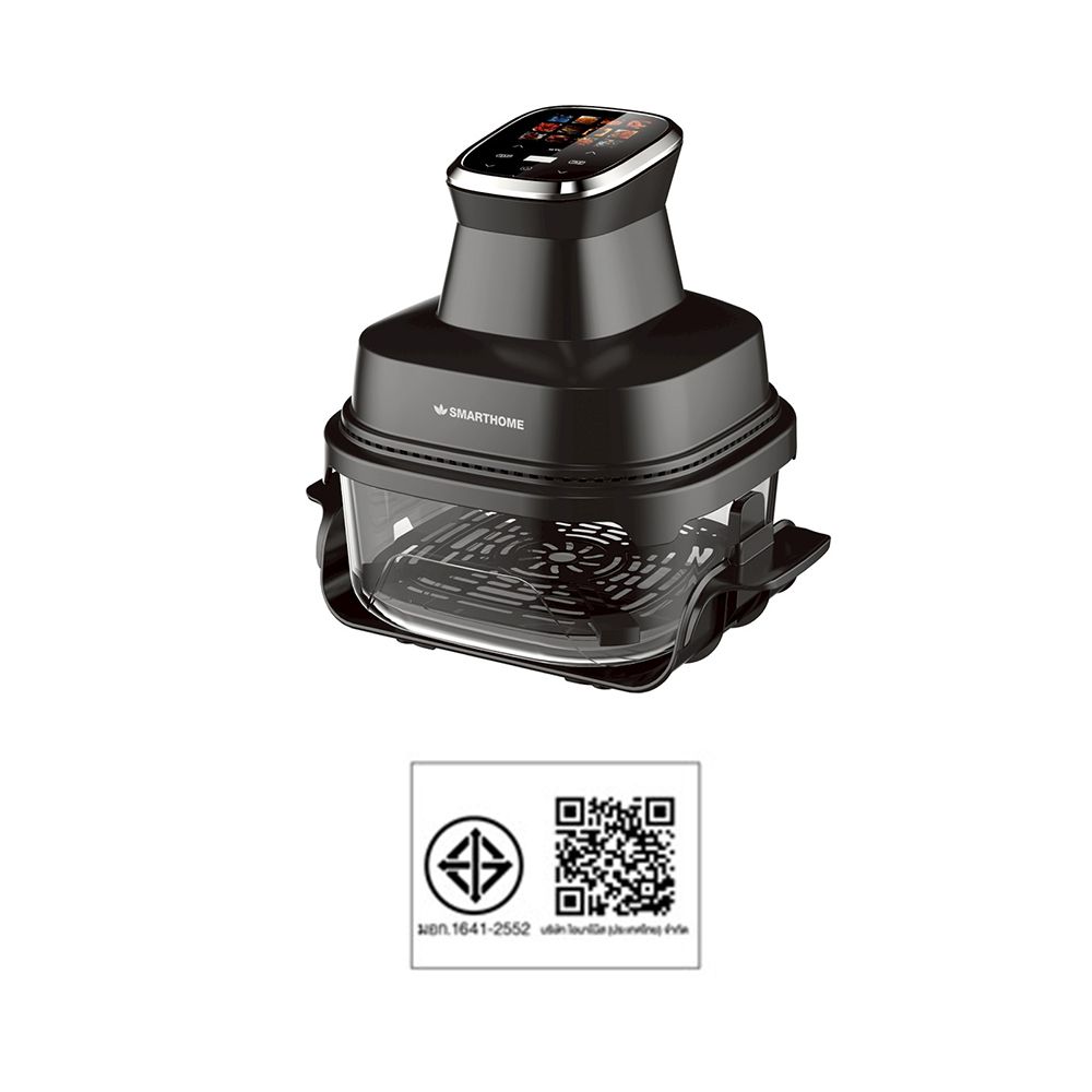 SMARTHOME หม้อทอดไร้น้ำมันขนาด 4 ลิตร สีดำ รุ่น MV-1502
