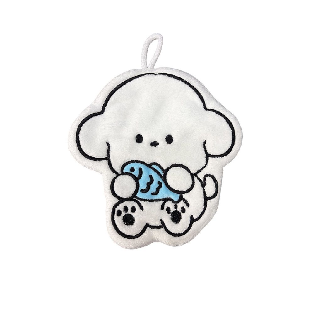 HAND TOWEL POODLE 1 17X20 CM