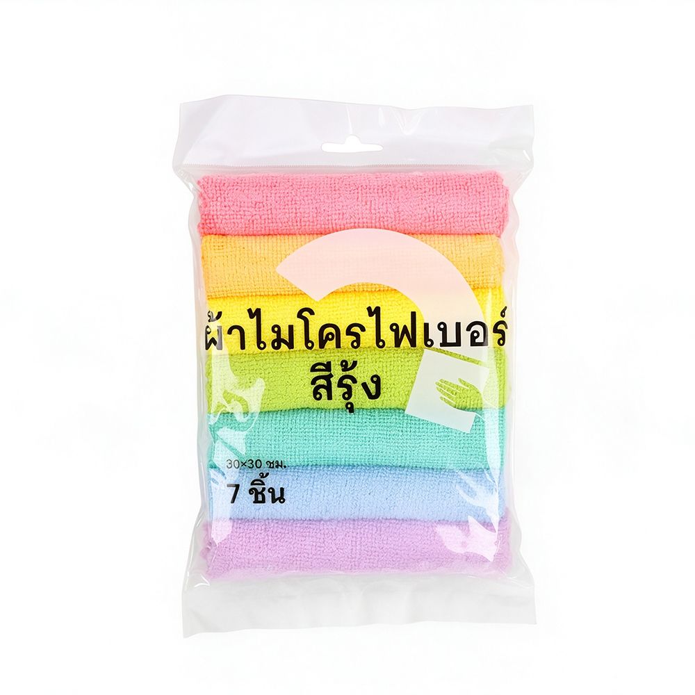 MICROFIBER CLOTH 30X30 CM PACK 7