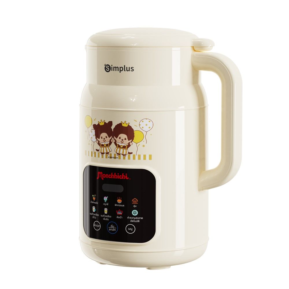 SIMPLUS เครื่องทำน้ำเต้าหู้ มอนชิชิ 1ลิตร รุ่นPBJH001CRLT-MC
