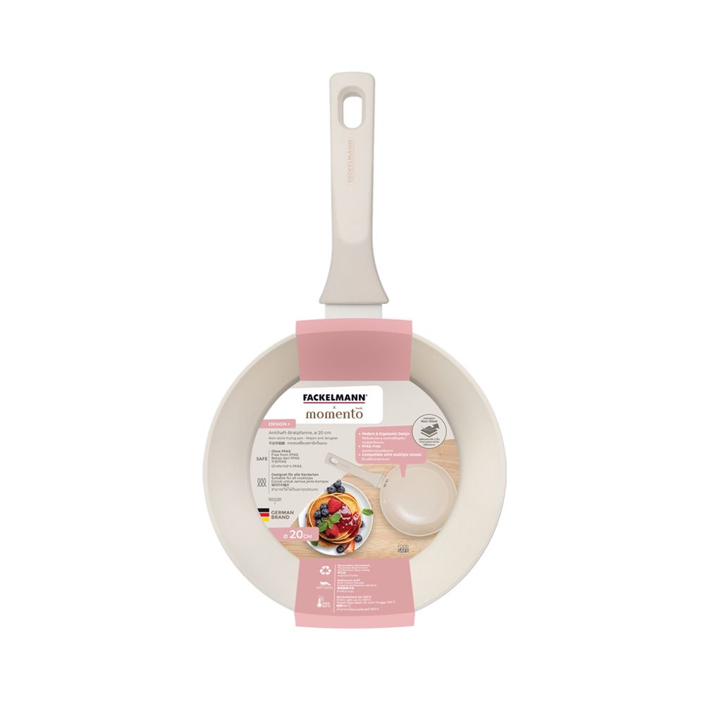 MOMENTO X FACKELMANN FLAT PAN DESIGN 20 CM