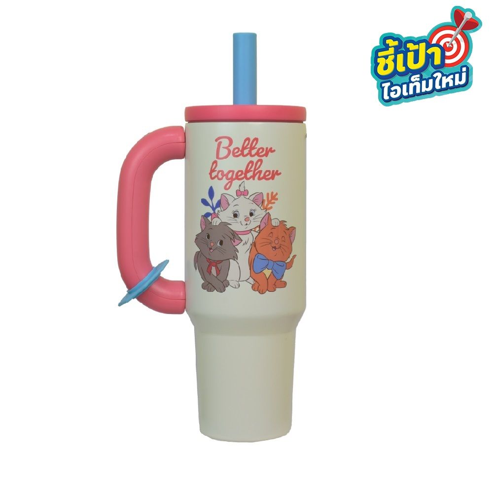 LOTUSS DISNEY MARIE STAINLESS TUMBLER 1200 ML
