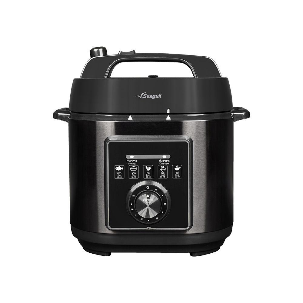 SEAGULL PRESSURE COOKER 6 L BLACK