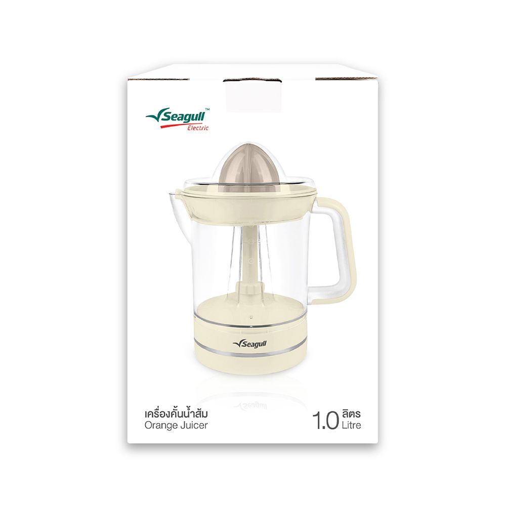 SEAGULL เครื่องคั้นน้ำส้ม 1 ลิตร สีครีม