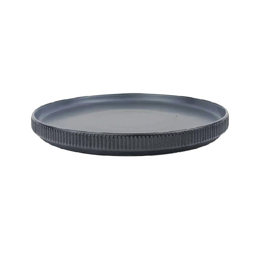 CERAMIC DINNER PLATE 544-1 GRAY 10.5 INCH