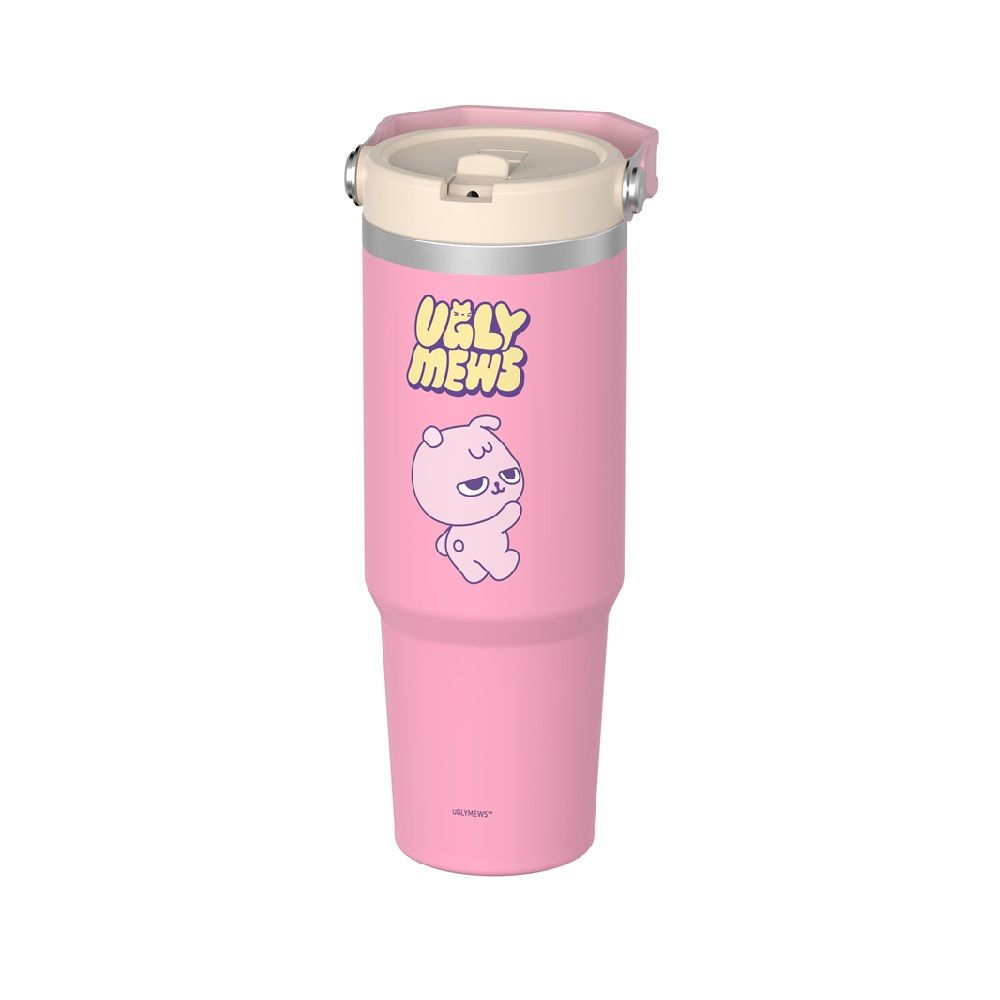 STAINLESS TUMBLER UGLY MEWS MOMO 30 OZ