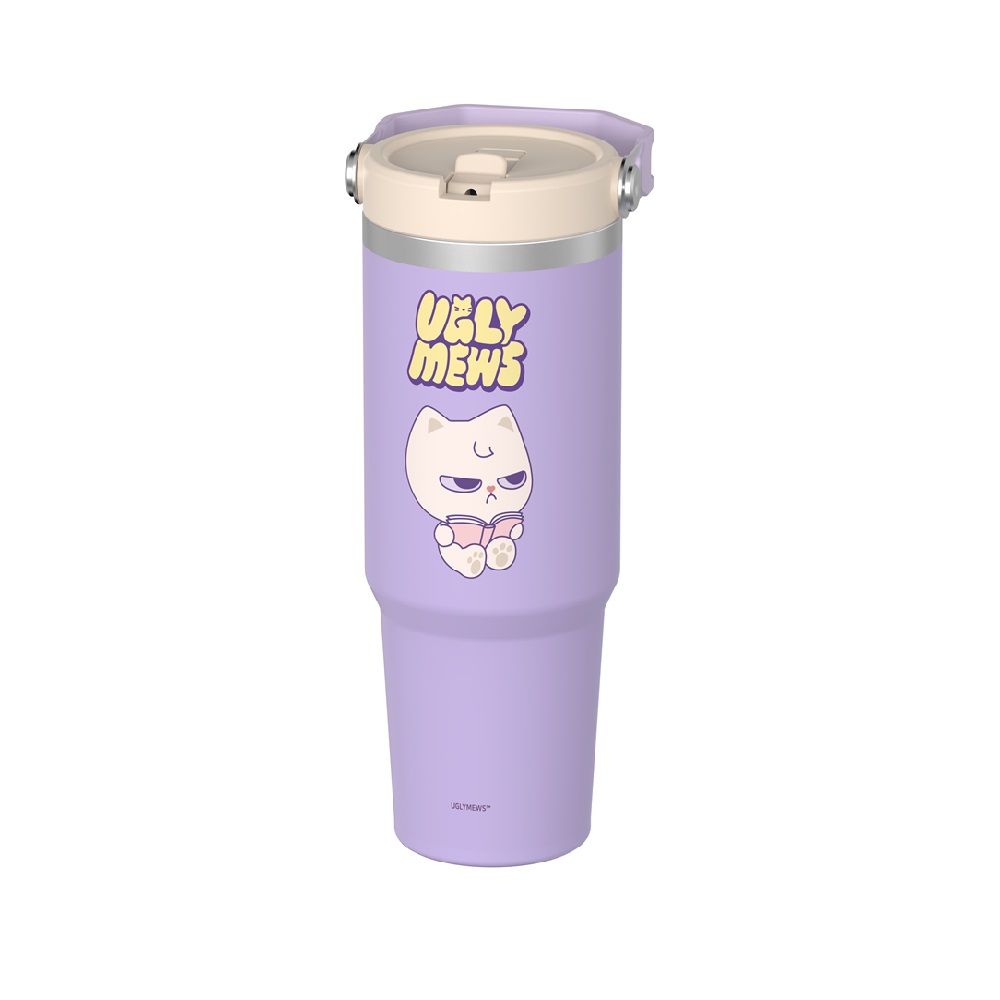STAINLESS TUMBLER UGLY MEWS MUMU 30 OZ