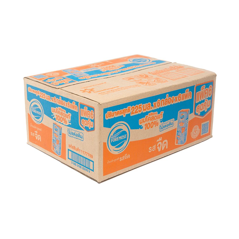 โฟร์โมสต์ นมยูเอชที รสจืด 225 มล. แพ็ค 36
