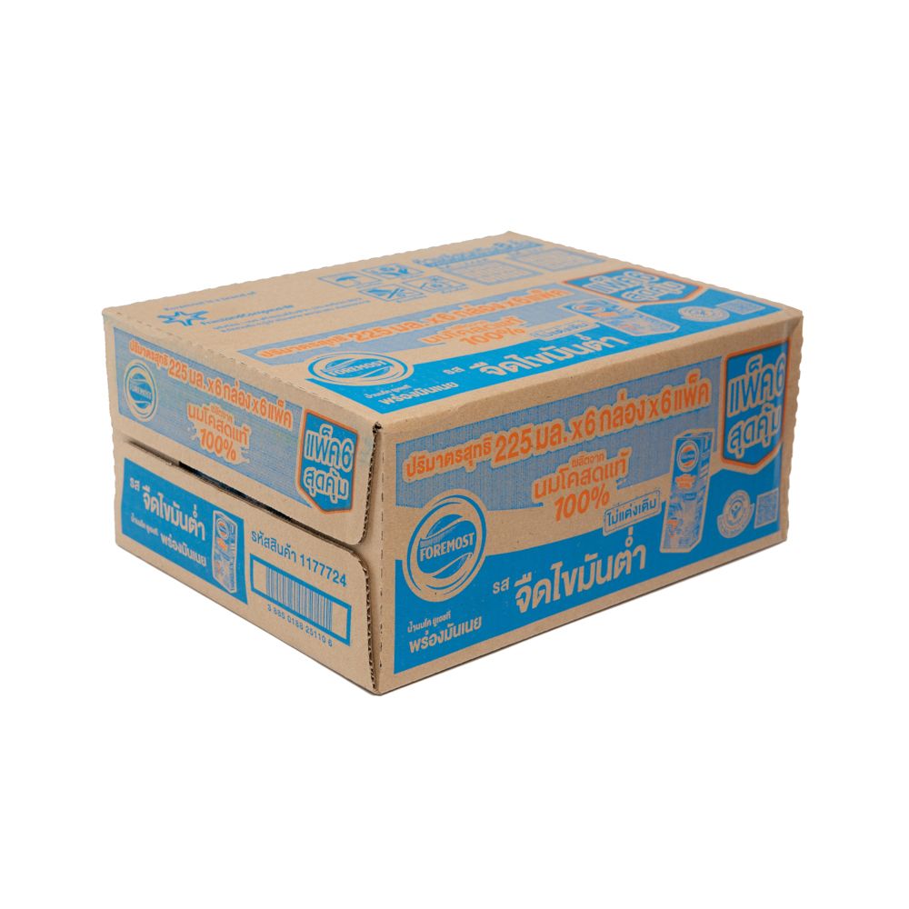 โฟร์โมสต์ นมยูเอชที พร่องมันเนย รสจืด 225 มล. แพ็ค 36