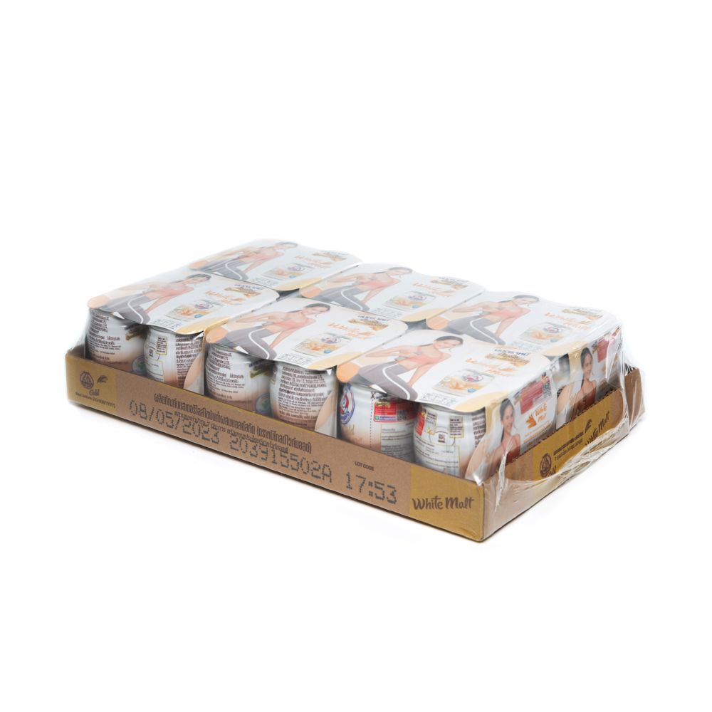 ตราหมี โกลด์ นมสเตอริไลส์ ไขมันต่ำ ไวท์มอลต์ 140 มล. แพ็ค 24