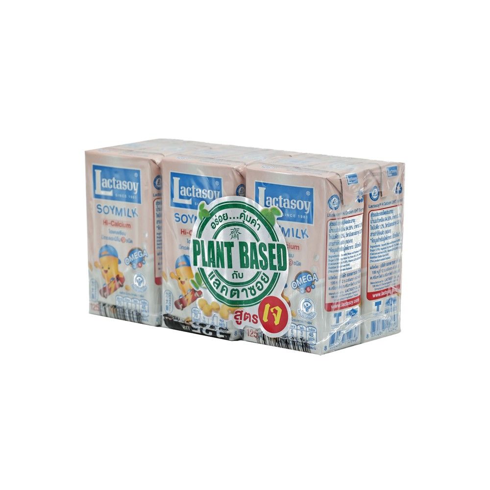 แลคตาซอย นมถั่วเหลืองยูเอชที สูตรเจ 125 มล. แพ็ค 6