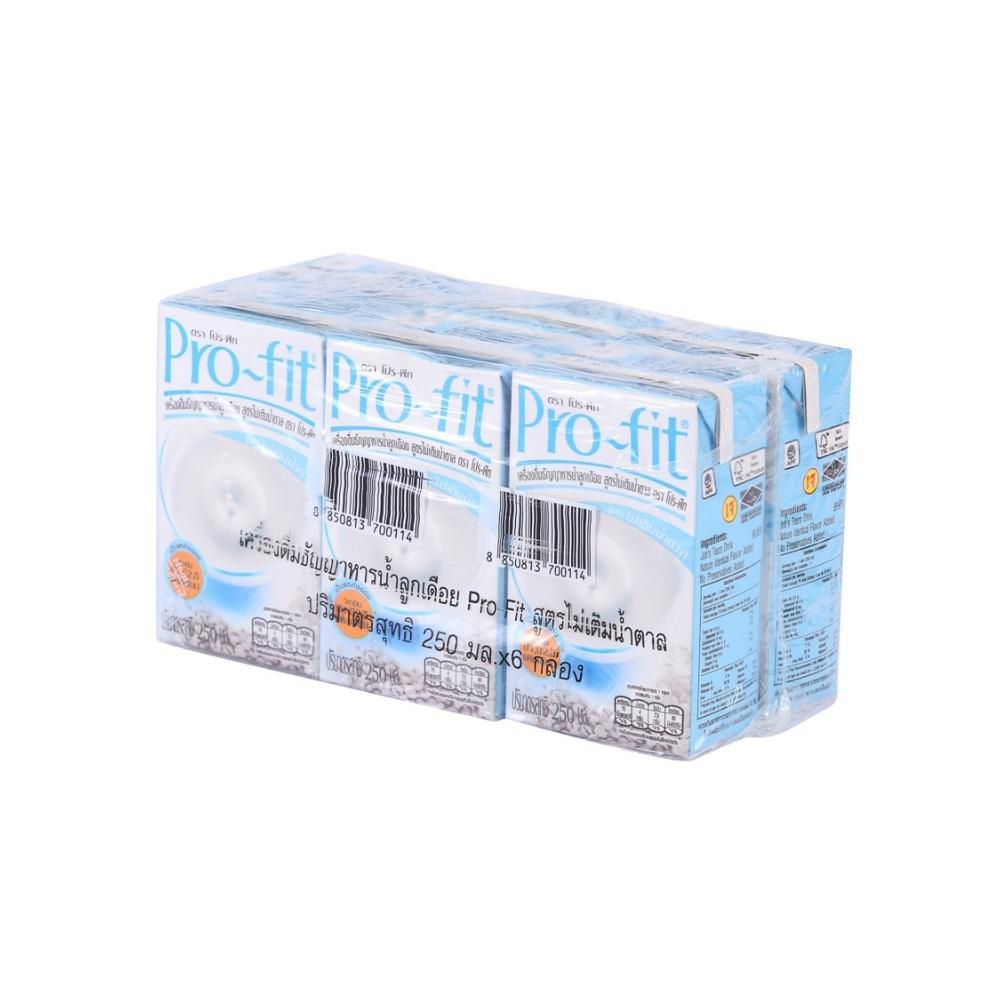 โปรฟิท น้ำลูกเดือย ไม่เติมน้ำตาล 200 มล. แพ็ค 6