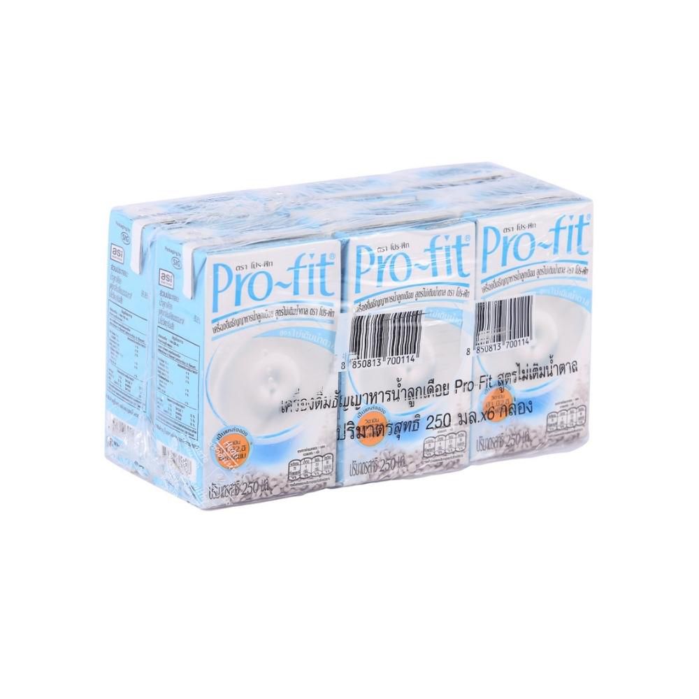 โปรฟิท น้ำลูกเดือย ไม่เติมน้ำตาล 200 มล. แพ็ค 6