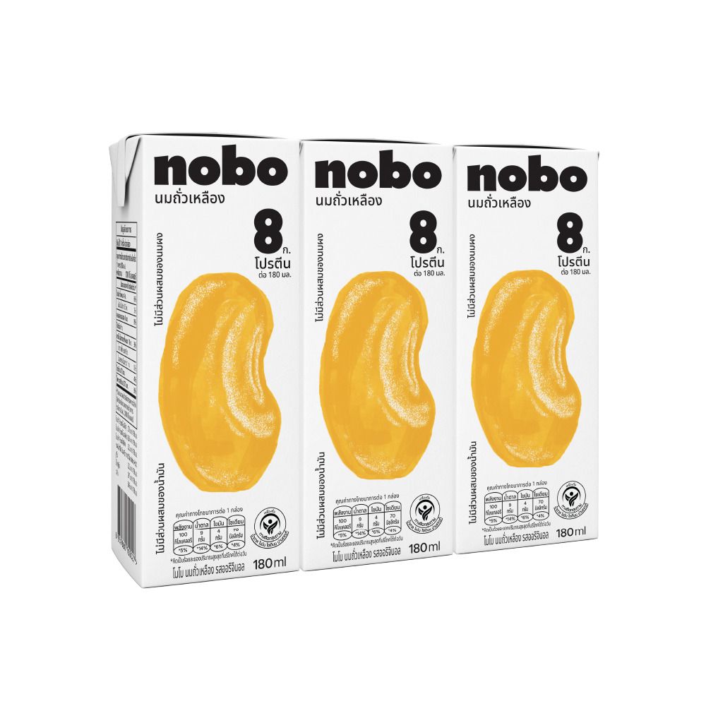 NOBO SOY MILK ORIGINAL 180 ML PACK 3