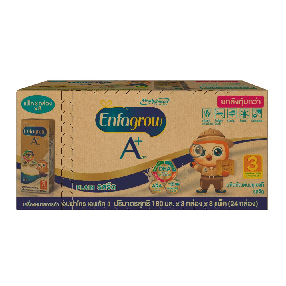 ENFAGROW UHT MILK A PLUS FORMULA 3 180 ML PACK 24