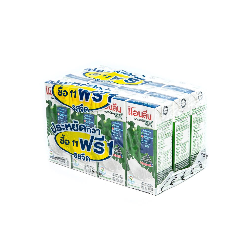 ANLENE ACTIFIT3 UHT PLAIN (11+1)180 ML X12