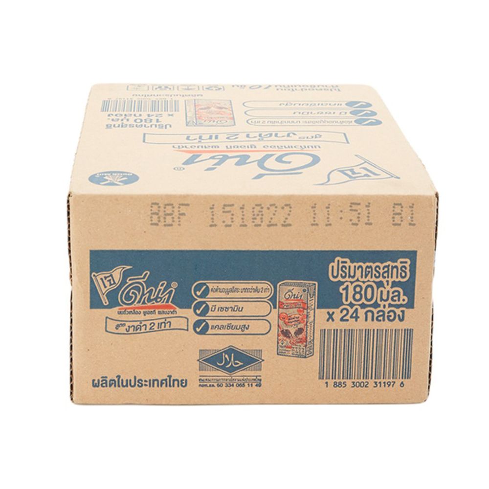 ดีน่านมถั่วเหลืองผสมงาดำ2เท่า 180มลX 24