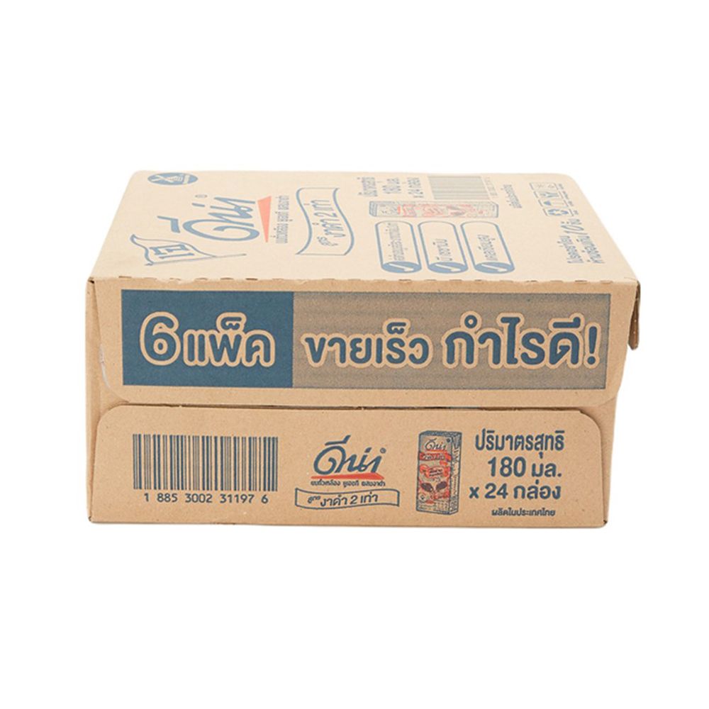 ดีน่านมถั่วเหลืองผสมงาดำ2เท่า 180มลX 24