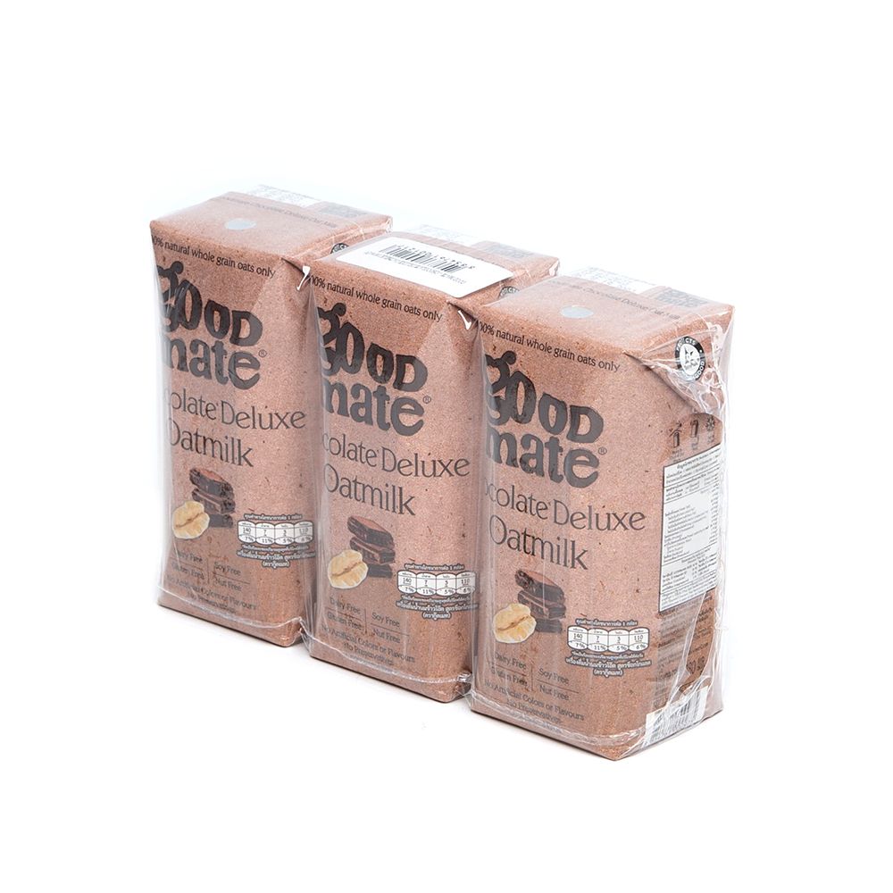 กู๊ดเมท นมโอ๊ต รสช็อกโกแลตดีลักซ์ 180 มล. แพ็ค 3