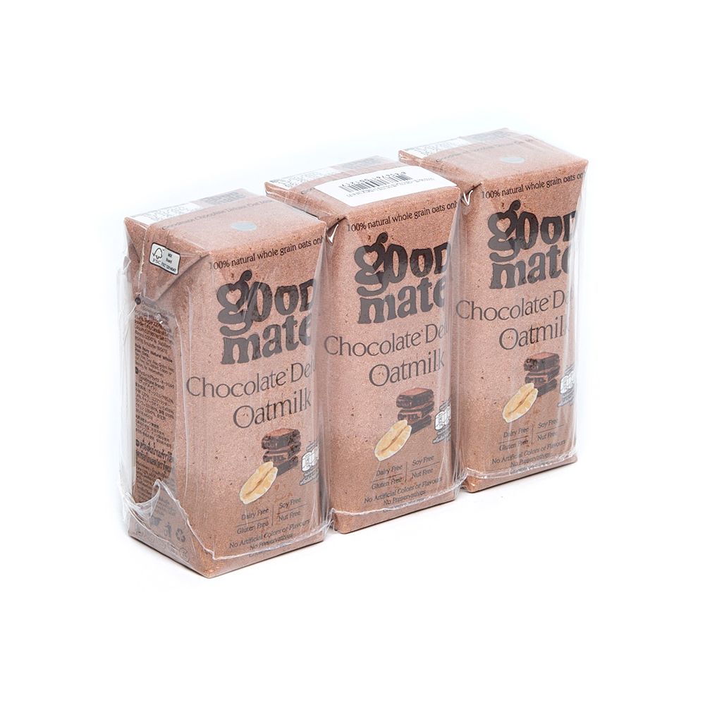 กู๊ดเมท นมโอ๊ต รสช็อกโกแลตดีลักซ์ 180 มล. แพ็ค 3