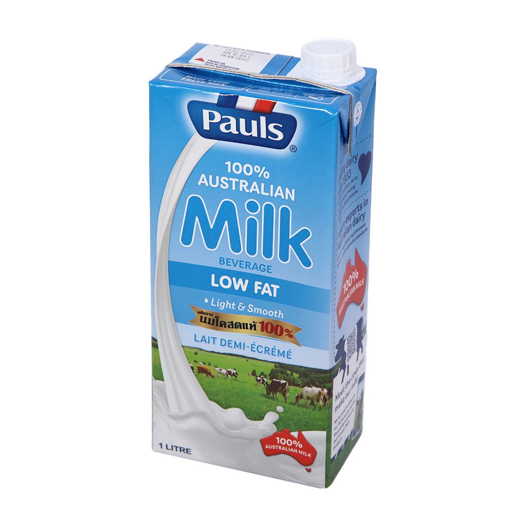 PAULS AUSTRALIAN MILK LOW FAT UHT MILK 1 L