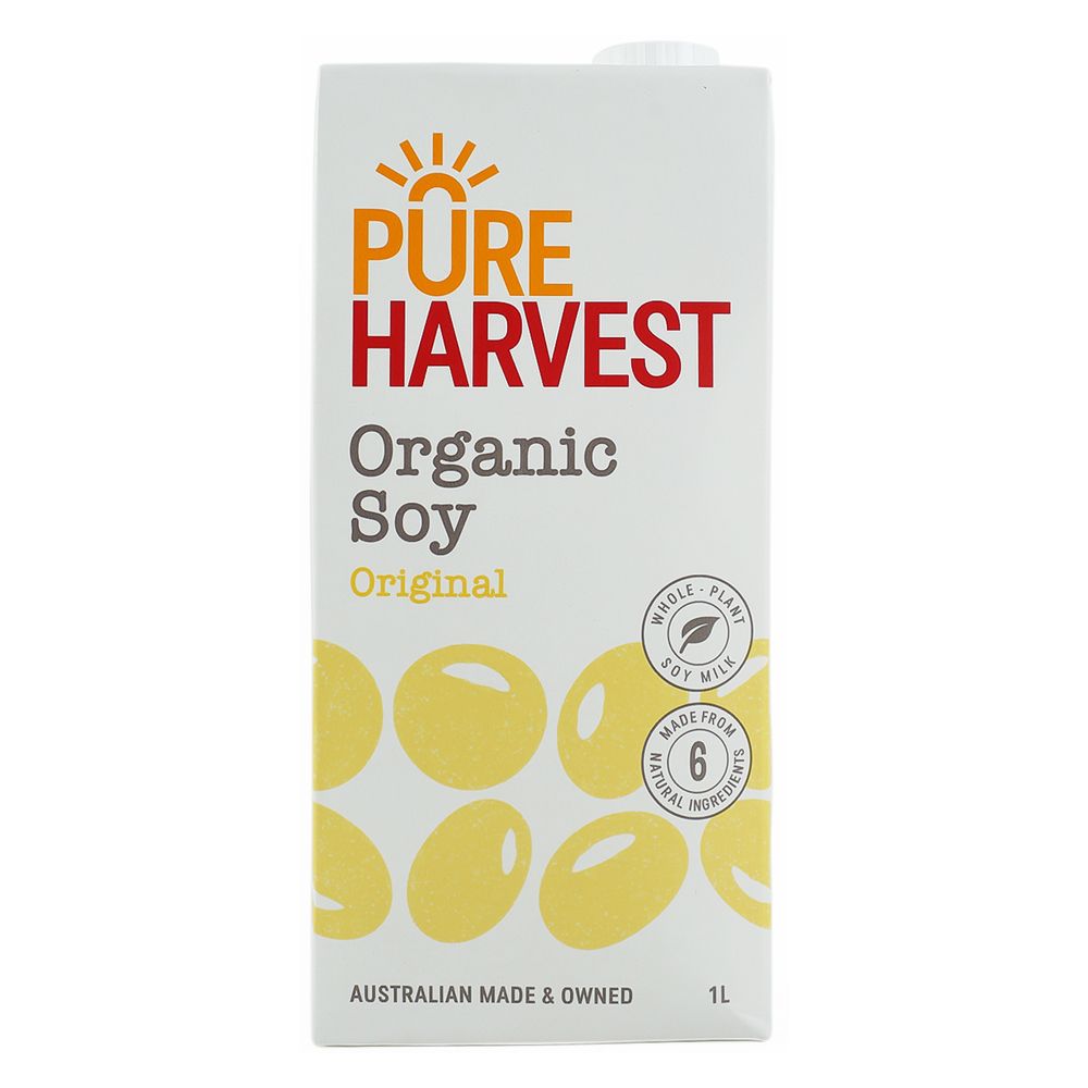 PUREHARVEST UHT ORGANIC SOY MILK 1 L