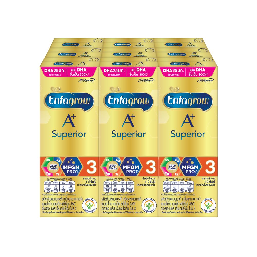 ENFAGROW A+ SUPERIOR 3 180ML X9