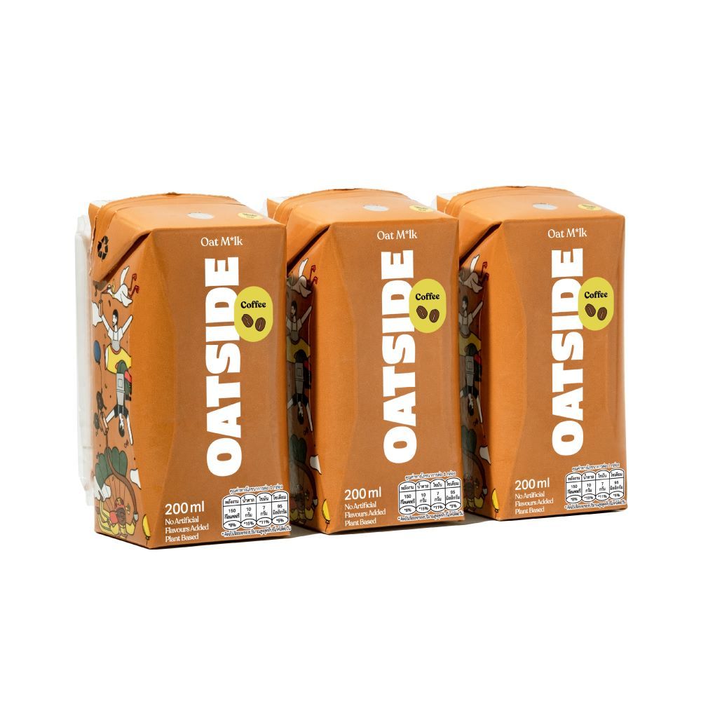 โอ๊ตไซด์ นมโอ๊ต รสกาแฟ 200 มล. แพ็ค 3