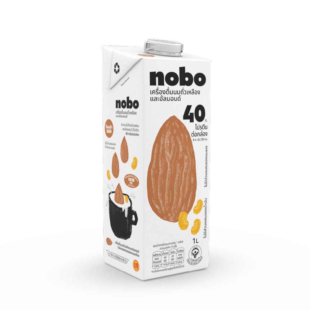 NOBO SOY MILK WITH ALMOND 1 L