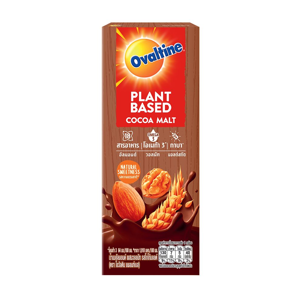 OVALTINE PLANT BASE COCOA MALT 180 ML