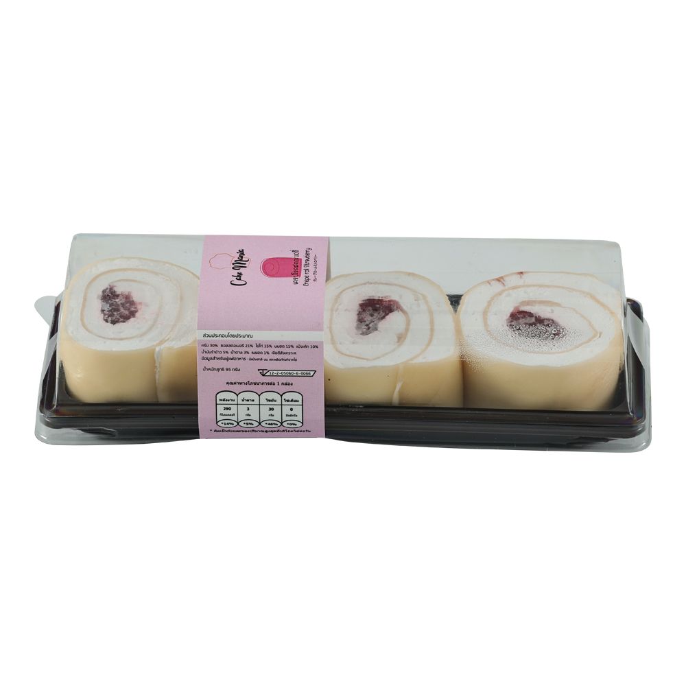 CAKE MANIA CREPE ROLL STRAWBERRY 95 G