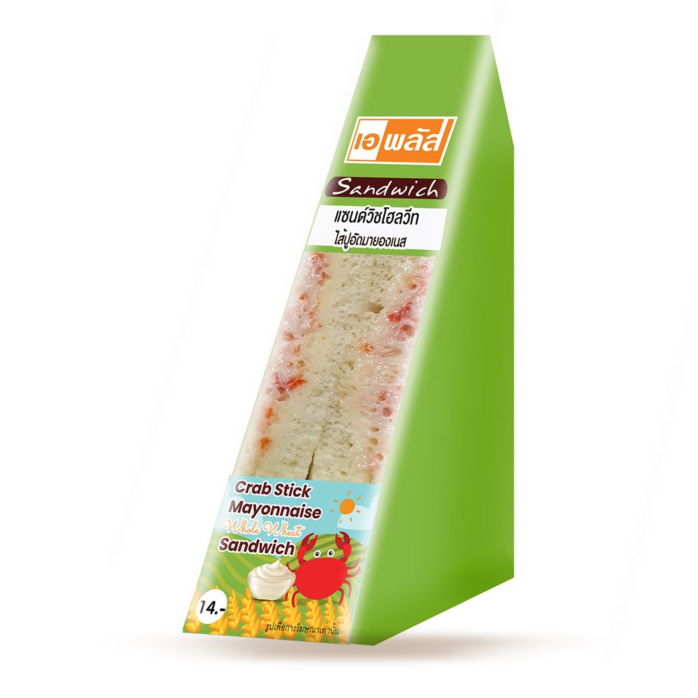 A PLUS CRAB STICK MAYONNAISE SANDWICH 65 G