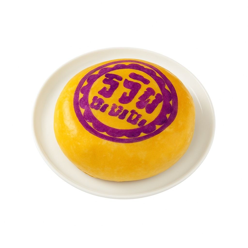 BANYEN ขนมเปี๊ยะหนึบเผือกฝอยทองไข่เค็ม 500 กรัม