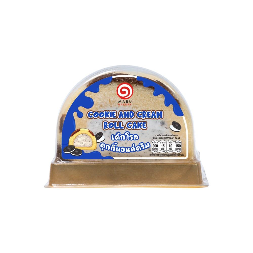 MARU COOKIE AND CREAM ROLL CAKE 60 G