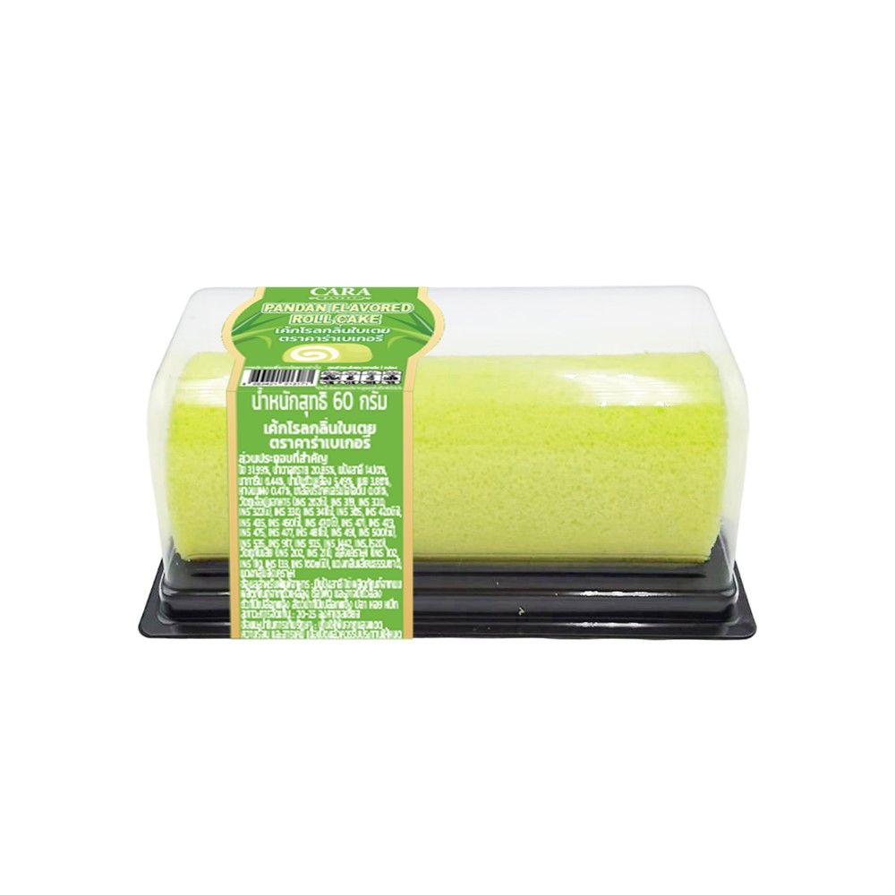CARA PANDAN FLAVORED ROLL CAKE 60 G