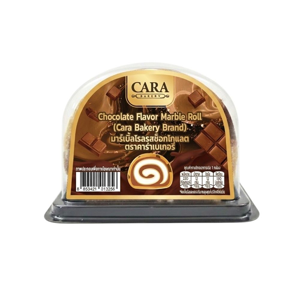 CARA CHOCOLATE MARBLE ROLL 65 G