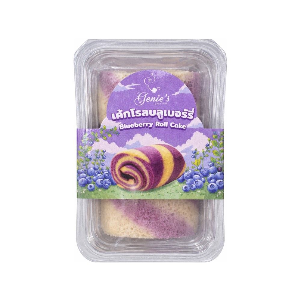 GENIES BLUEBERRY ROLL CAKE 90 G
