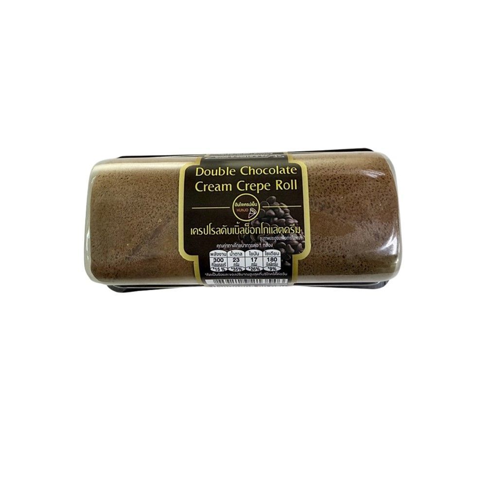 HUNJO DOUBLE CHOCOLATE CREAM CREPE ROLL 90 G