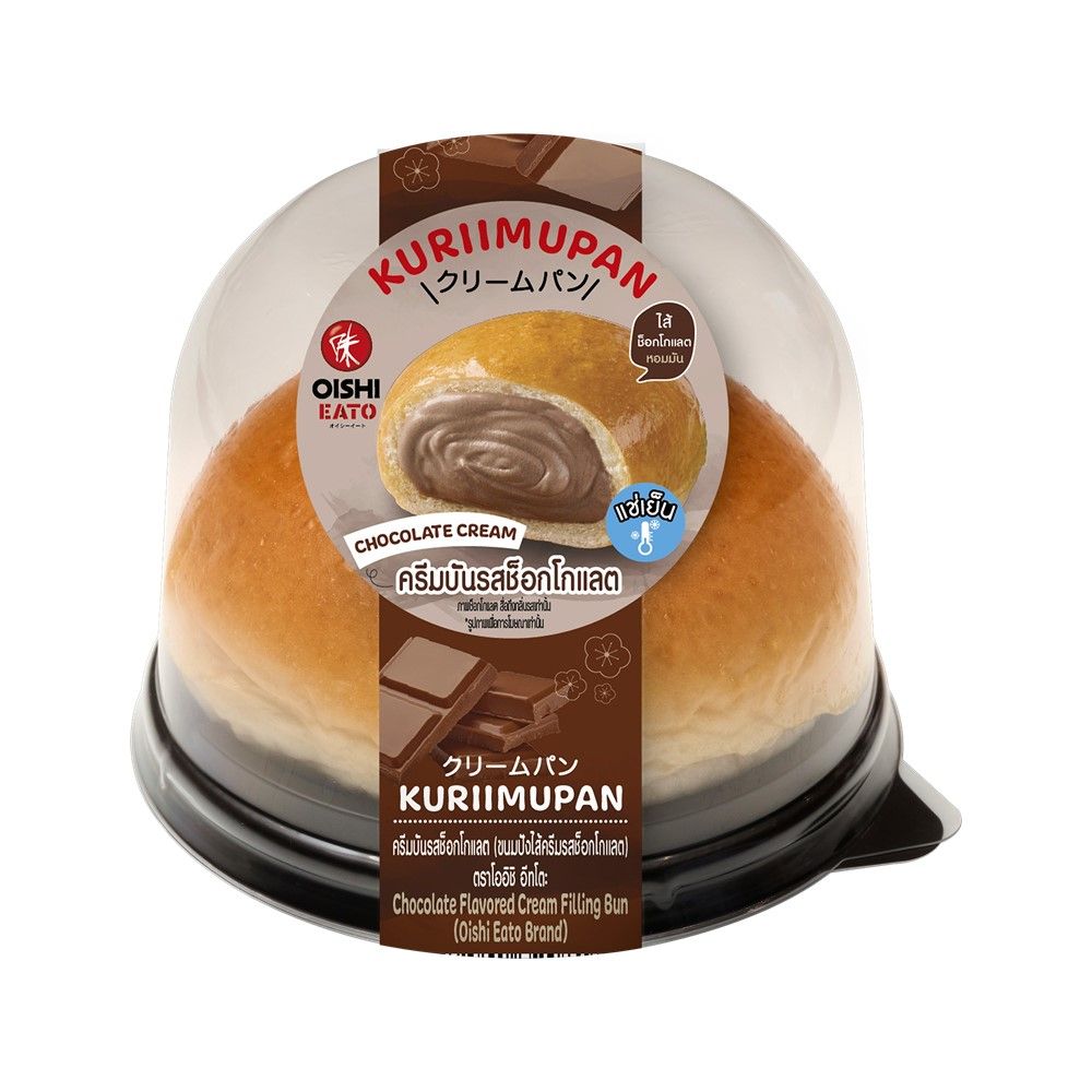 OISHI EATO CHOCOLATE CREAM FILLING BUN 78 G